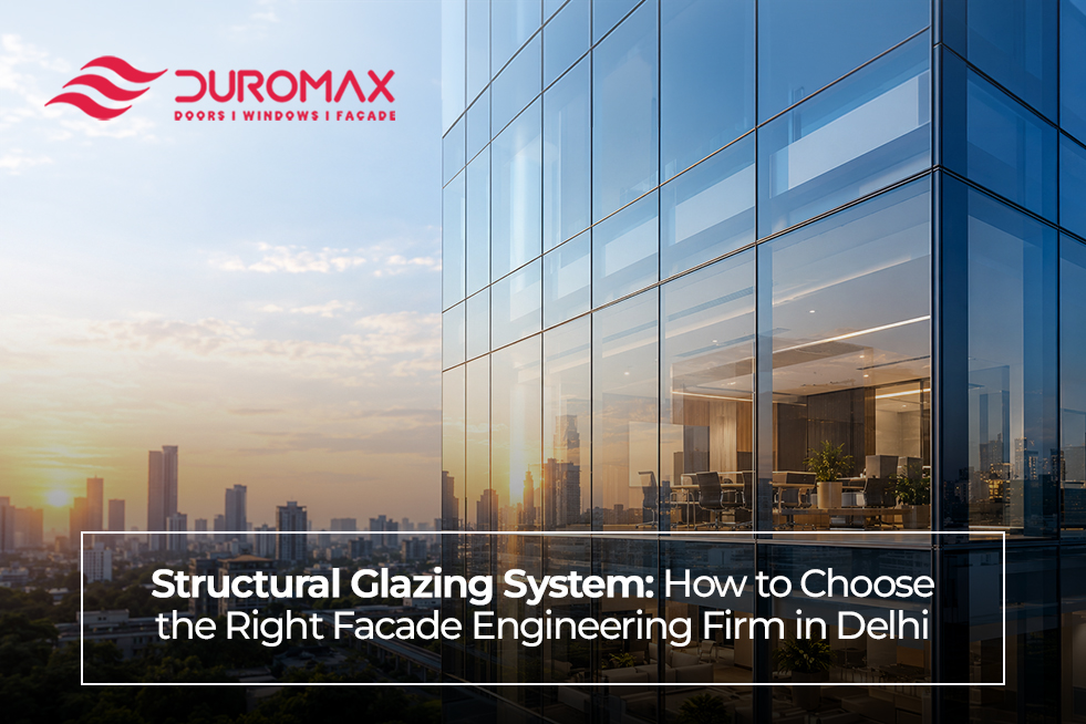 Structural glazing system and facade engineering solutions by a professional facade engineering firm in Delhi.